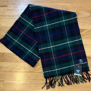 NWT Clan Royal tartan plaid lambswool scarf unisex St. Patrick’s Day unisex